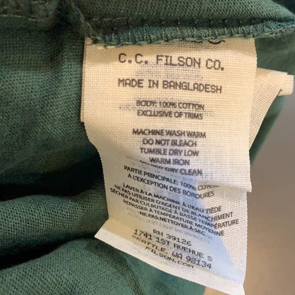 C.C. Filson S/S Ranger Graphic T-Shirt, NEW Pine Fly - Picture 5 of 5